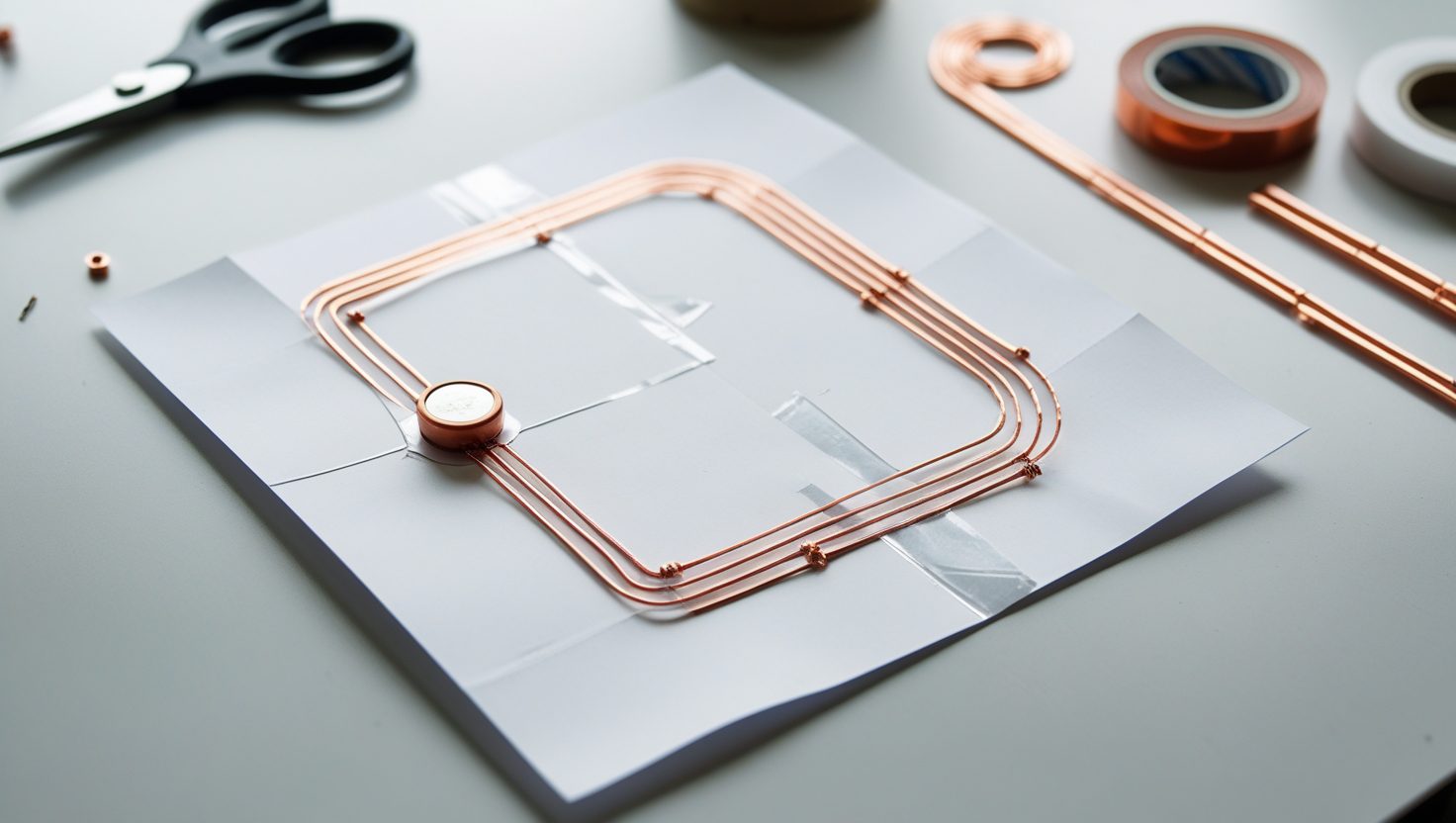 Completed paper circuit 1