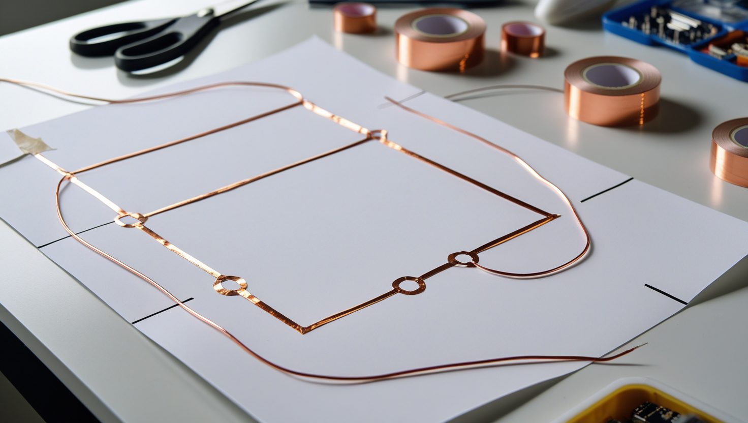Completed paper circuit 2