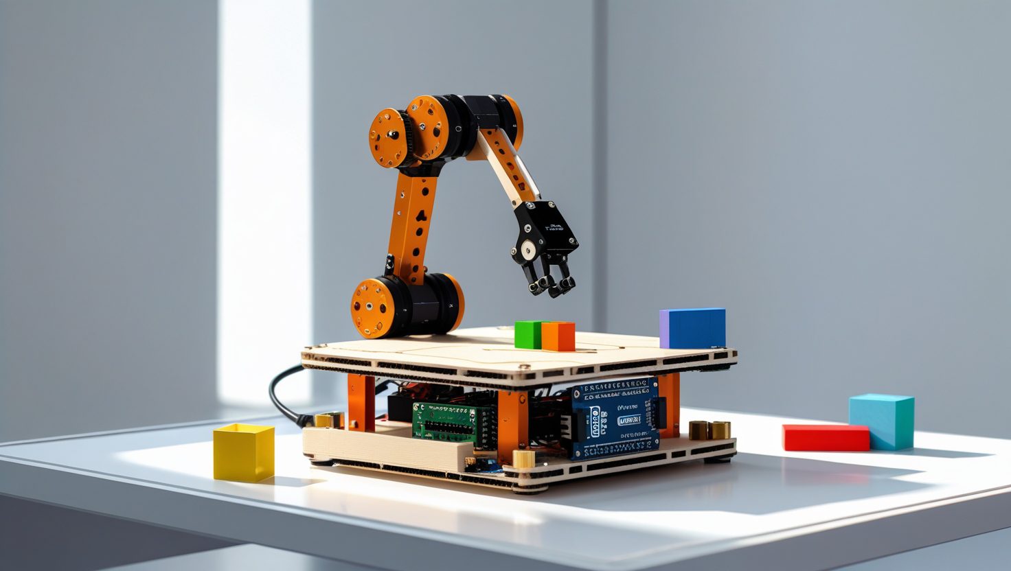 Completed pick and place robot 3
