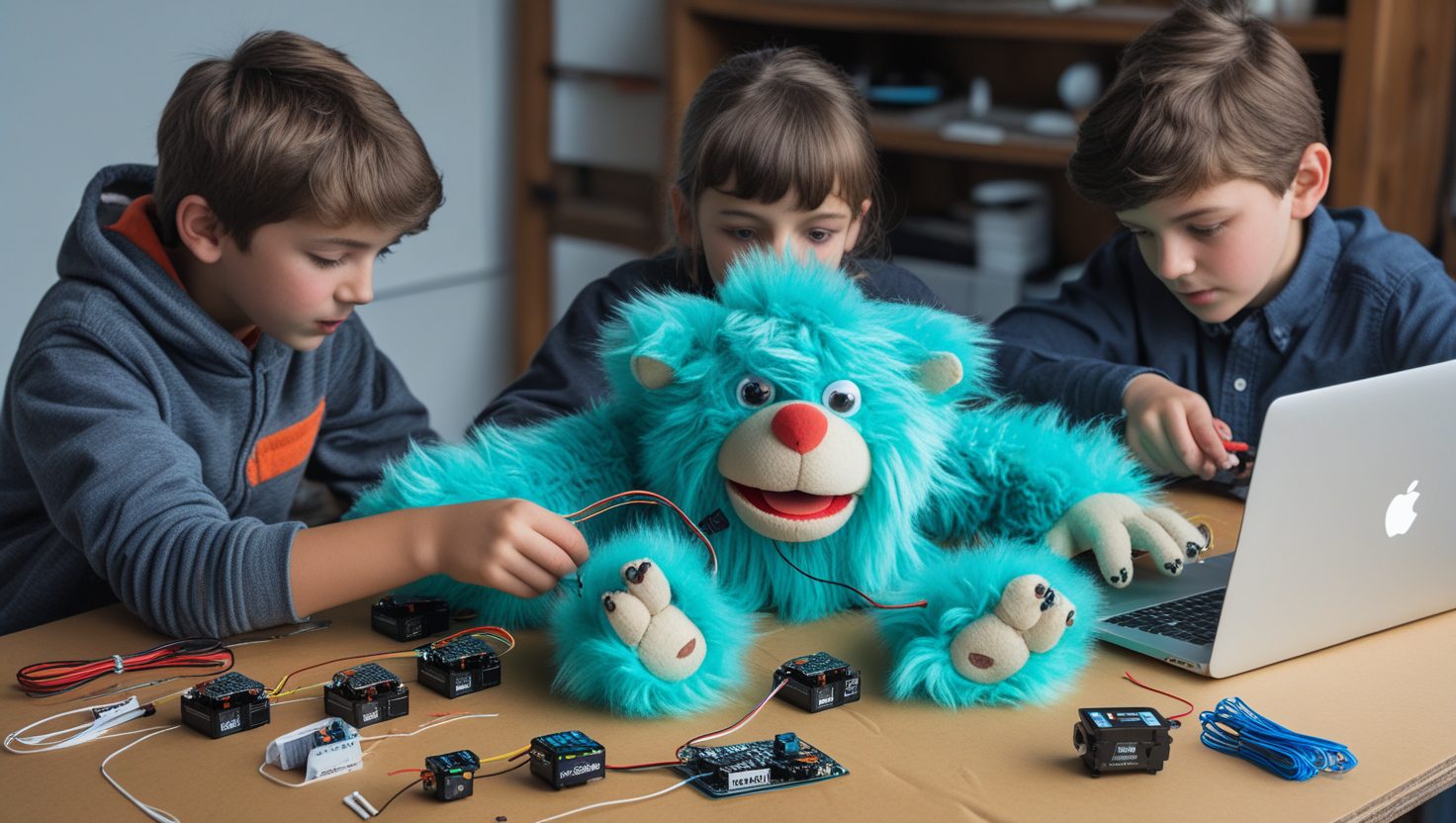 Puppet with extra servos
