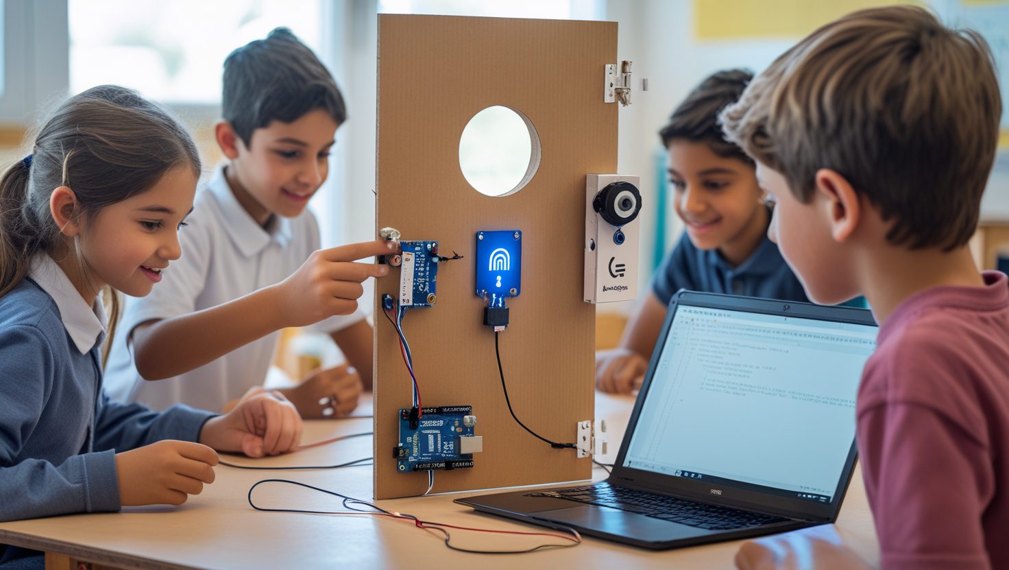 RFID lock with LED and buzzer
