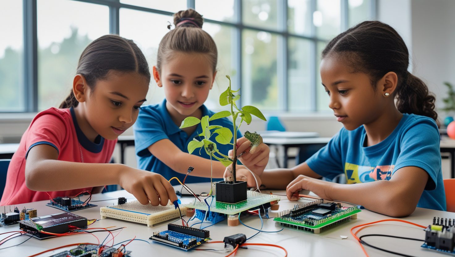 Plant watering system with Wi-Fi module