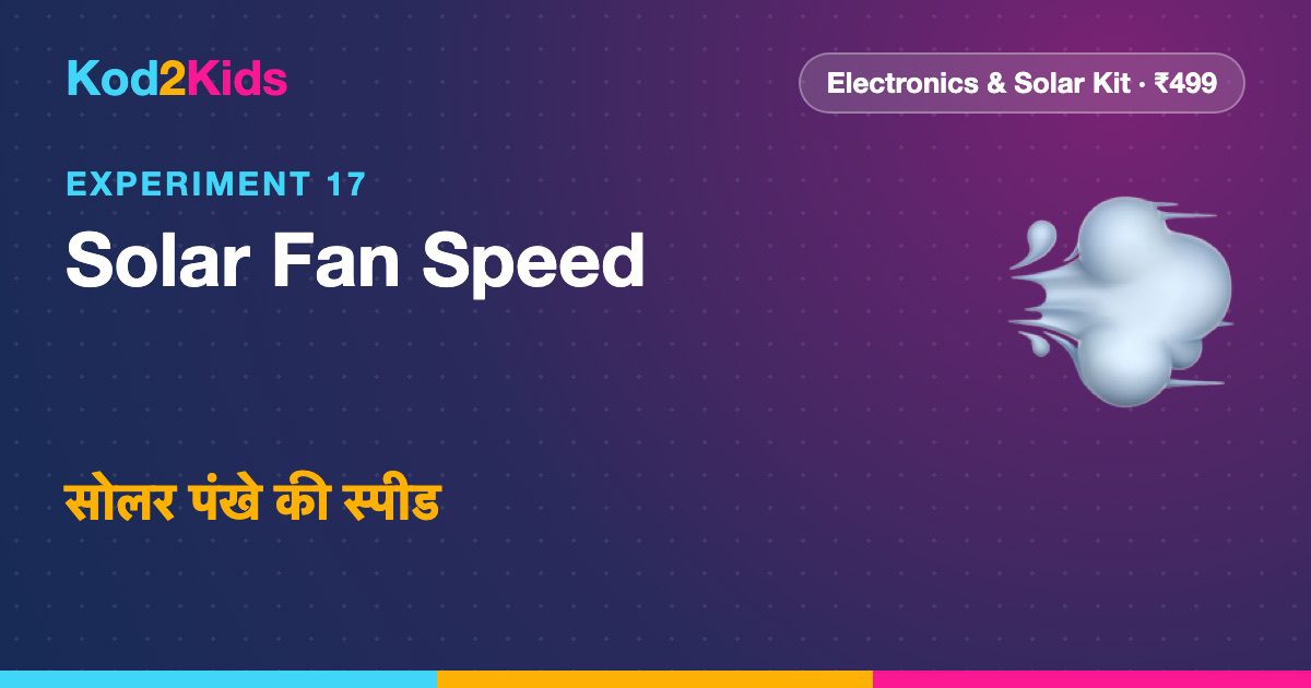Solar Fan Speed