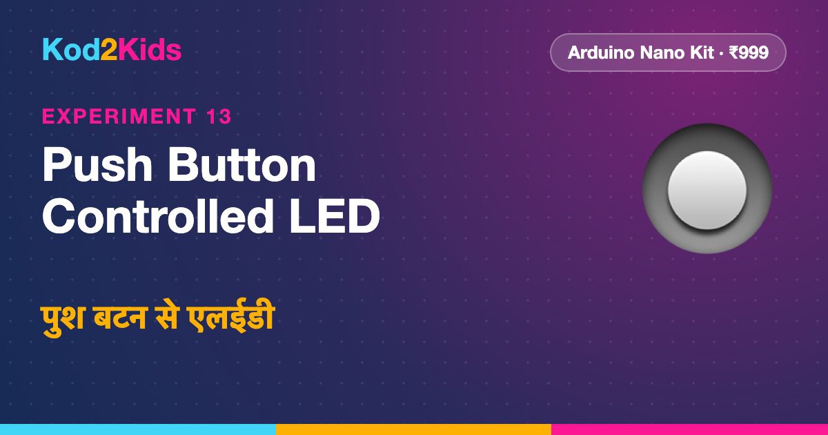 Push Button Controlled LED